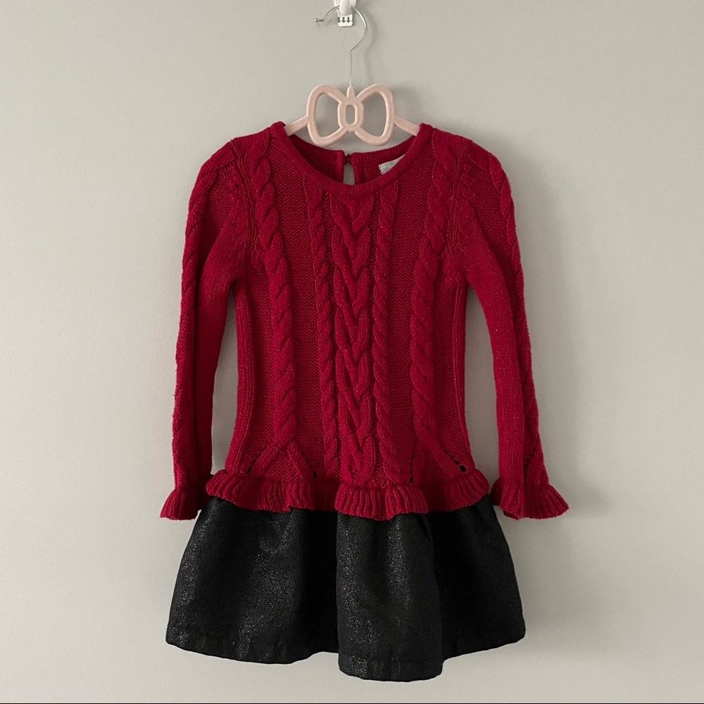 Tahari Girl’s Holiday Knit Dress